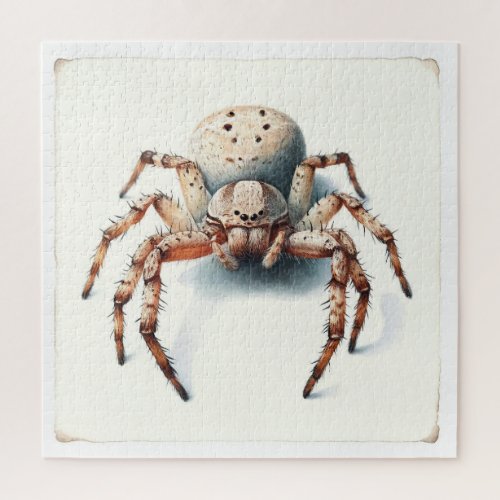 Xysticus Watercolor AREF282 _ Watercolor Jigsaw Puzzle