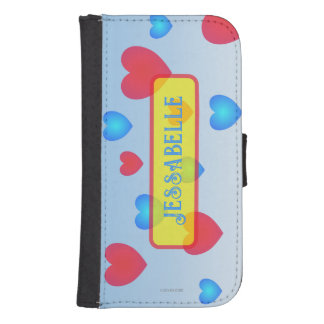  Y2K 90s Aesthetic Custom Cute Hearts Galaxy S4 Wallet Case