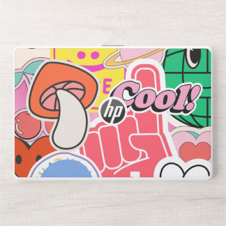 Y2K Aesthetic Cool Stickers HP Laptop Skin