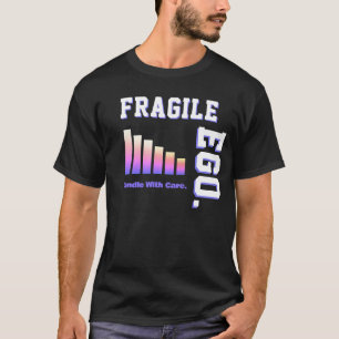 Y2K Aesthetic Fragile Ego Bold Typography T-Shirt