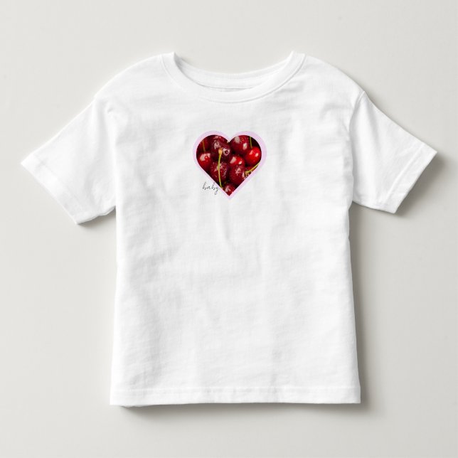 Y2K『baby』チェリーデザイン♡ Toddler T-shirt (Front)