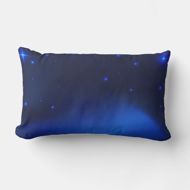 Y2K Dreamy Astral Sky Lumbar Pillow (Front)