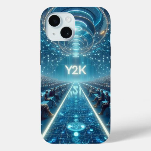 Y2K Fashion Shows Virtual Reality iPhone 15 Case
