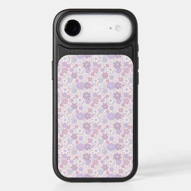 Y2K Flower Pattern Otterbox iPhone Case (Back)
