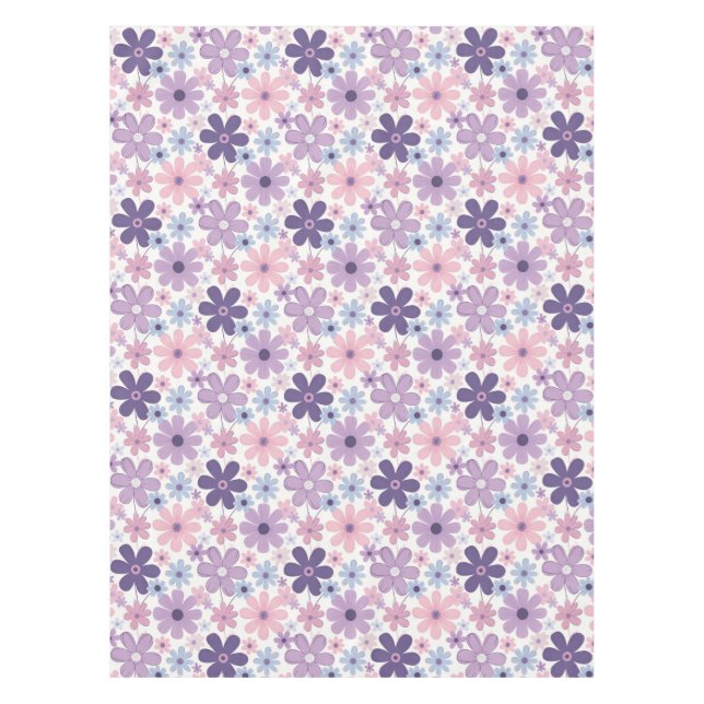 Y2K Flower Pattern Tablecloth (Front)
