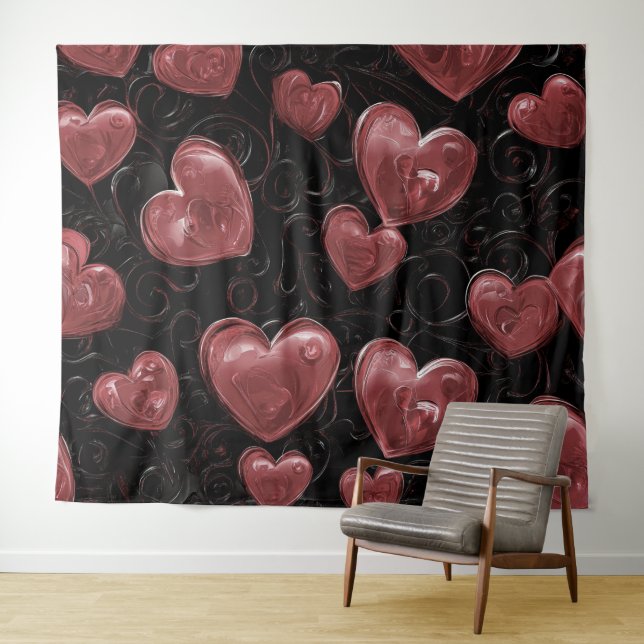 Y2K Heart Balloons Party 90s Star Shot Backdrop (In Situ (Horizontal))