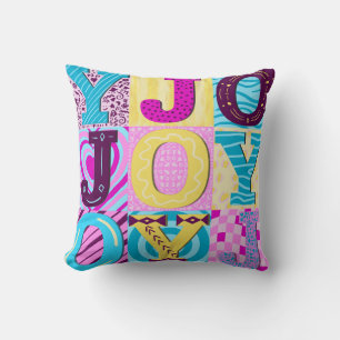 Y2K Joy Throw Pillow