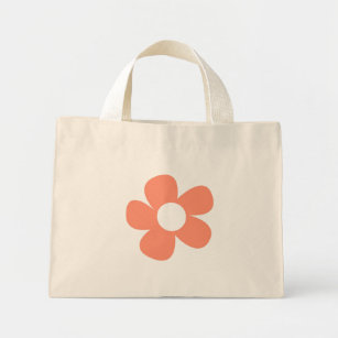 Aesthetic Hypnotic Brown Hearts Tote Bag by Simple Decor