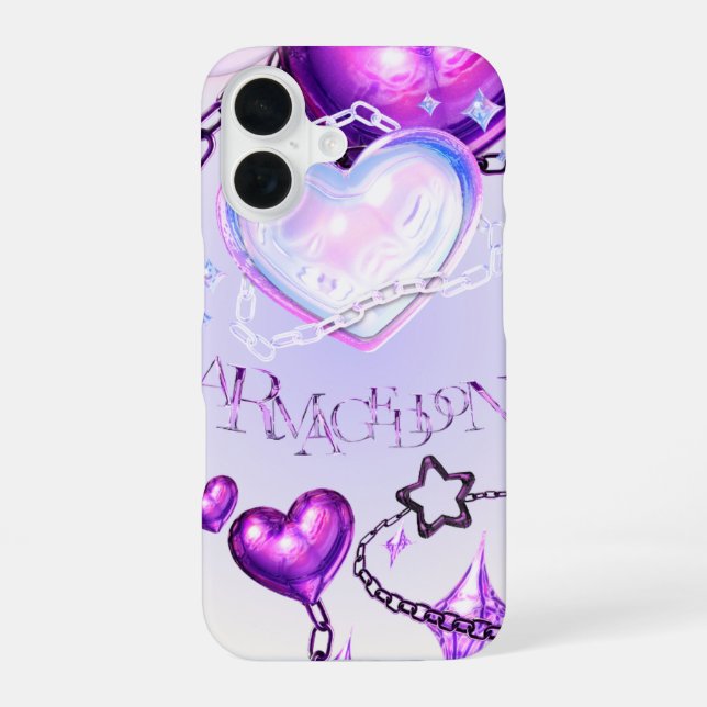 Y2K Purple style for iphone Case (Back)