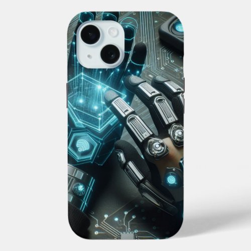 Y2K Smart Gloves Haptic Technology iPhone 15 Case