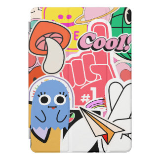 Y2K Stickers Cool Aesthetic iPad Pro Cover
