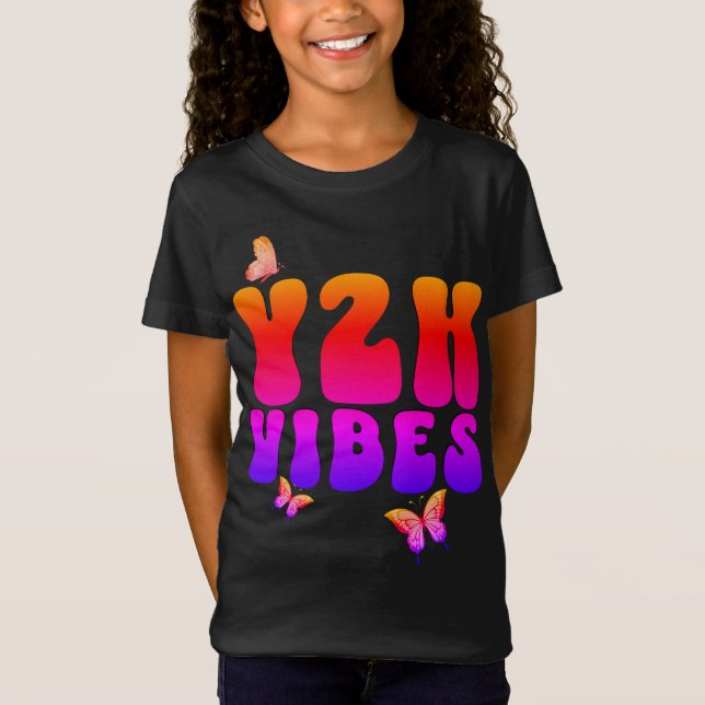 Y2K VIBES Butterfly T-Shirt (Front)