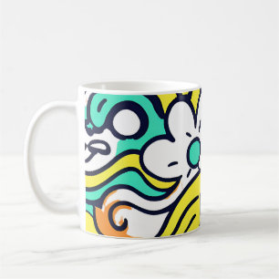 Y2K Wildflower Bold Retro Spring Kitchen Decor Coffee Mug