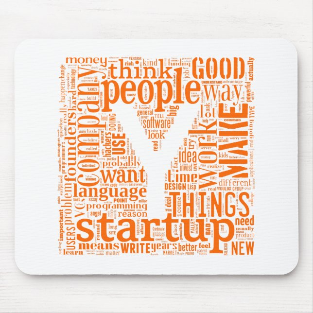Y Combinator Mouse Pad (Front)