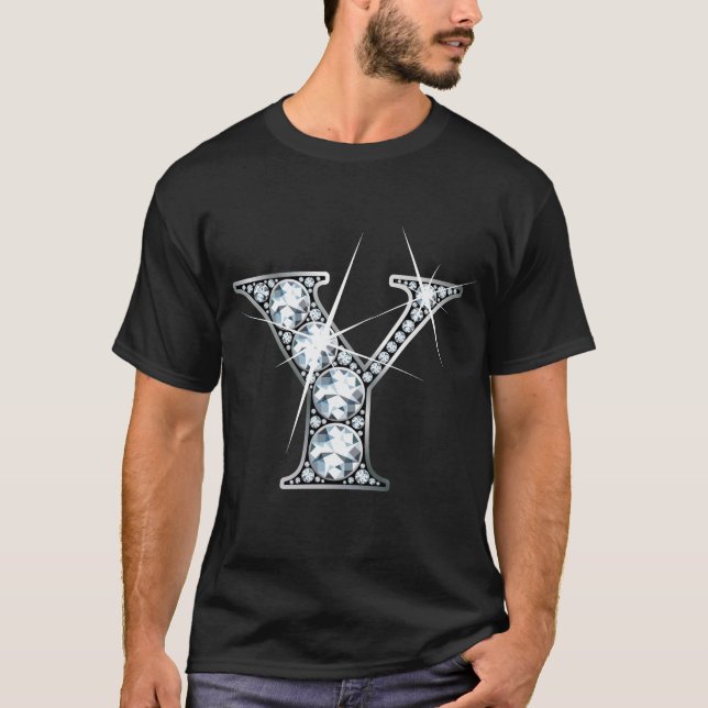 "Y" Diamond Bling T-Shirt (Front)