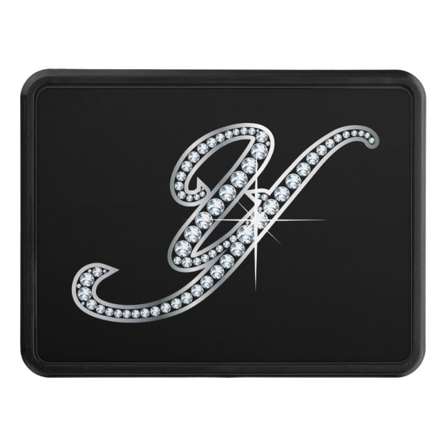 Y Faux-"Diamond Bling" Trailer Hitch Cover (Front)
