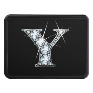 Y Faux-"Diamond Bling" Trailer Hitch Cover