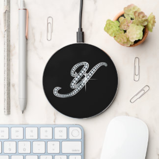 Y Faux-"Diamond Bling" Wireless Charger