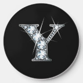 Y Faux-"Diamond Bling"  Wireless Charger (Front)
