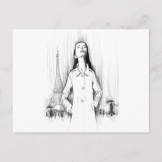 Y in Paris Postcard