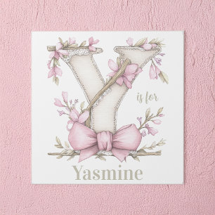 Y is for Custom Name Whimsical Letter Art