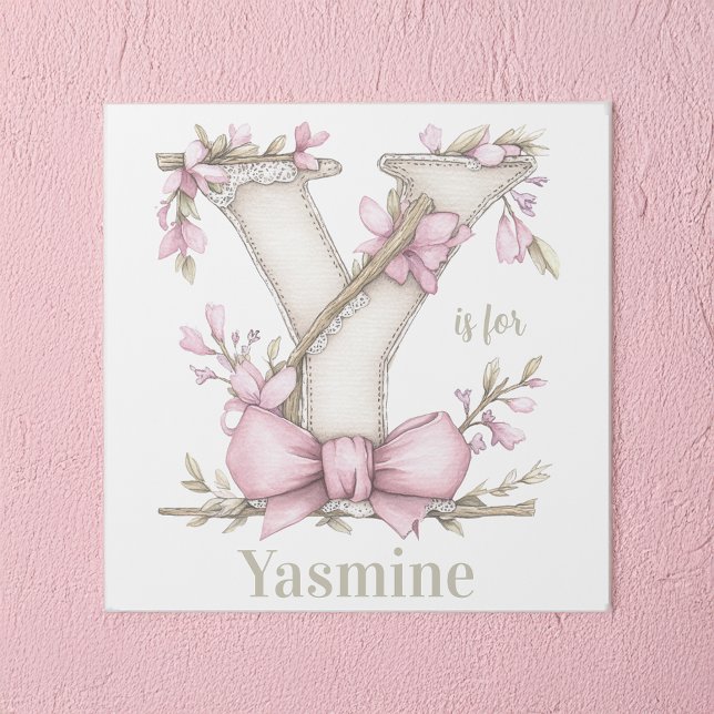 Y is for Custom Name Whimsical Letter Art (Creator Uploaded)