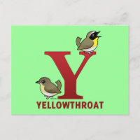 Y is for Yellowthroat 