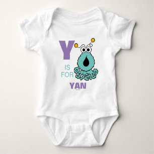 Y is for Yip-Yips Add Your Name Baby Bodysuit