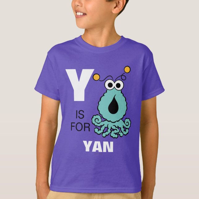 Y is for Yip-Yips | Add Your Name T-Shirt (Front)