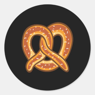 Y Pretzel Oktoberfest Classic Round Sticker