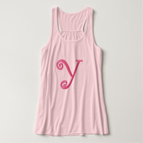 Y tank Younique initial makeup shirt