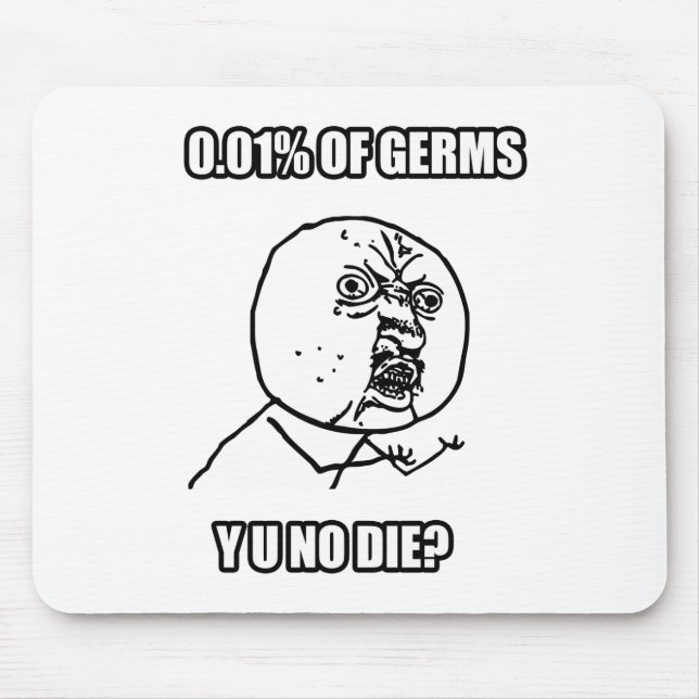 Y U NO Guy Meme Mouse Pad (Front)