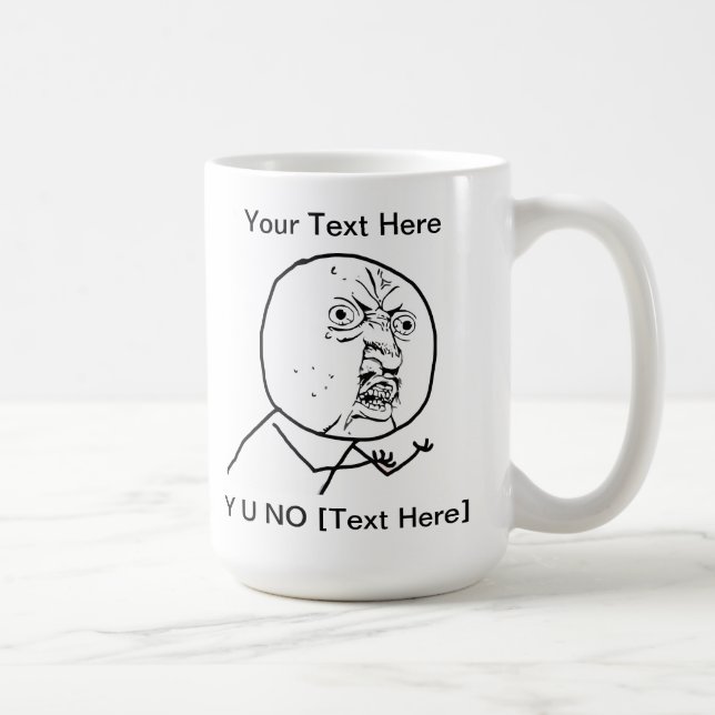 Y U NO - Mug (Right)