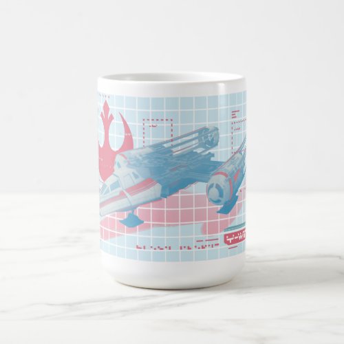 Y_Wing Rebel Starfighter Diagram Coffee Mug