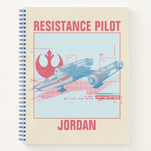 Y_Wing Rebel Starfighter Diagram Notebook