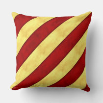 Y Yankee Watercolor #Nautical Signal Maritime Flag Throw Pillow