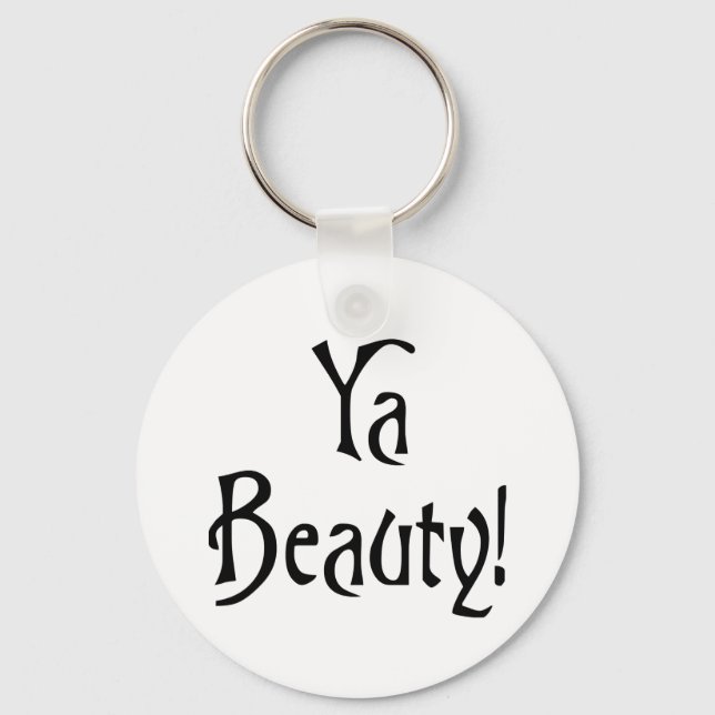 Ya Bampot funny Scottish banter patter slang Keychain (Front)