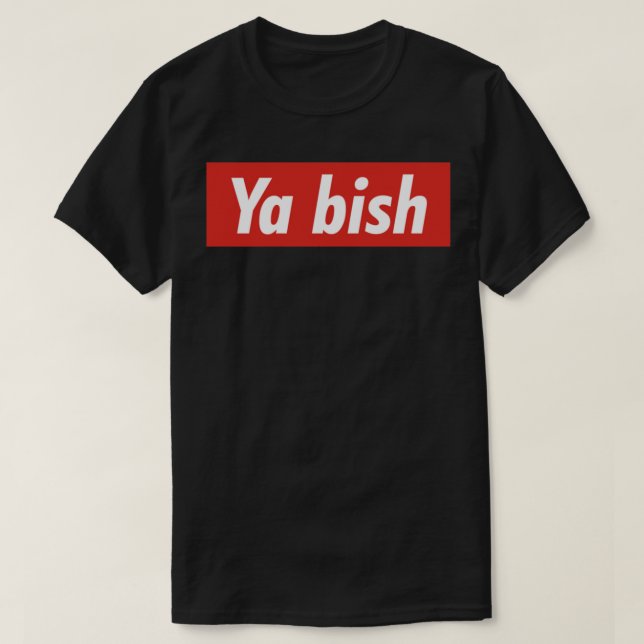 Ya Bish - Kendrick Call Baseball T-Shirt (Design Front)