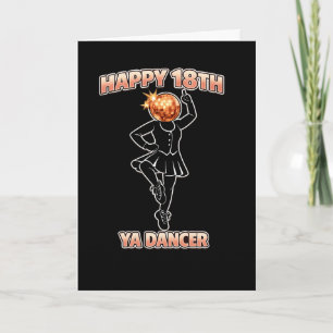 Ya Dancer Birthday Funny Scottish Scotland Card