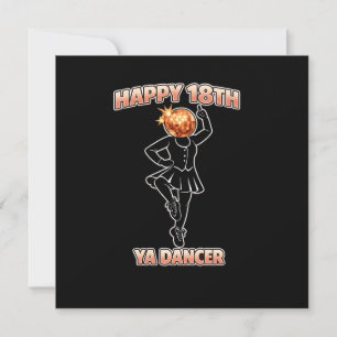 Ya Dancer Birthday Funny Scottish Scotland Card