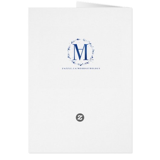 "Ya! Happy Birthday" Modern Navy Cake For Any Age (Back)