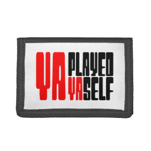 Ya Played Yaself Tri-fold Wallet