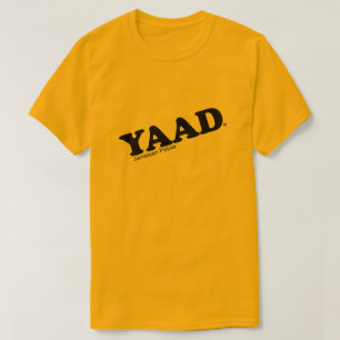 Yaad' Jamaican Patois Black Letters T-Shirt