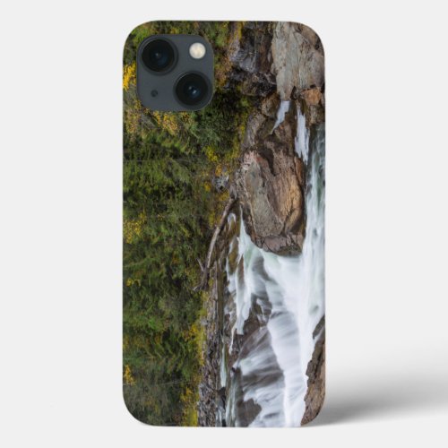 Yaak Falls In Autumn In The Kootenai National iPhone 13 Case