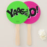 Yaas and No | Funny Bridal Shower Party Prop Hand Fan