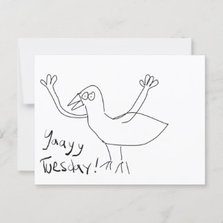 Yaayy Tuesday! Postcard