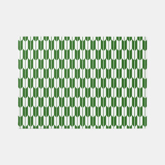 Yabane Arrow Feather Japanese Pattern Rug