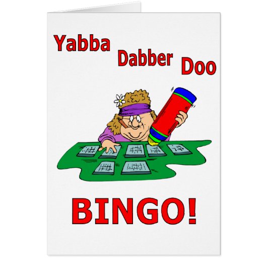 Yabba Dabber Doo - BINGO Cards (Front)