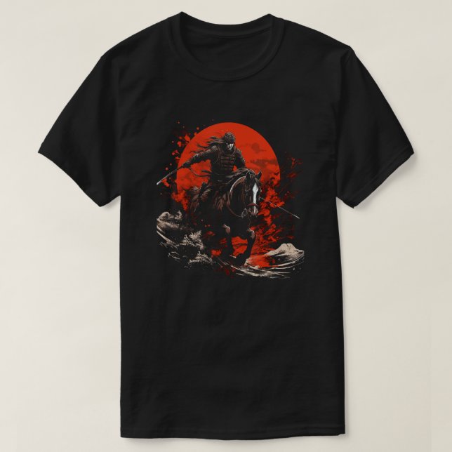 Yabusame Horseback Archery Samurai Warrior Japan A T-Shirt | Zazzle