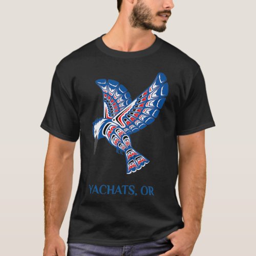 Yachats Oregon Native American Indian Kingfisher T_Shirt